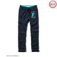 heren abercrombie and fitch football elastisch sweatpants blauw wit Overhemden Utrecht tdbeh447